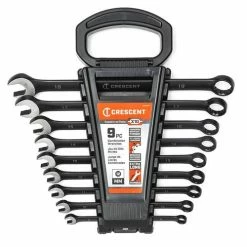 Crescent Tools Crescent 9 Pc. X10 12 Point Long Pattern Combination Metric Wrench Set CCWS9BM