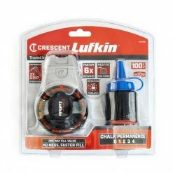 Crescent Tools Lufkin 100' Professional Aluminum Chalk & Reel With Blue Chalk CLA100B