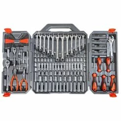 Crescent Tools Crescent 180 Pc. 1/4" & 3/8" Drive 6 Point SAE/Metric Professional Tool Set CTK180